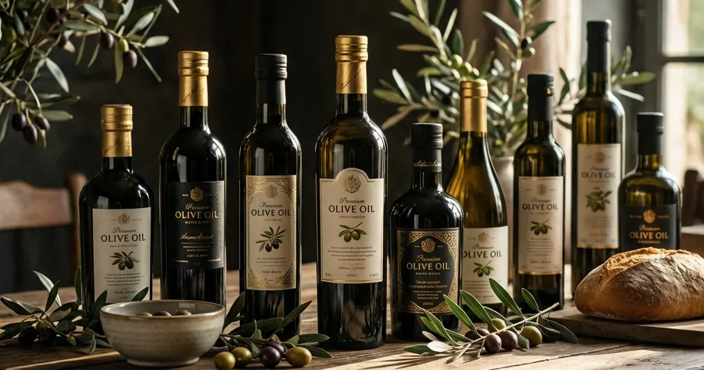 Botellas de aceite de oliva para enviar