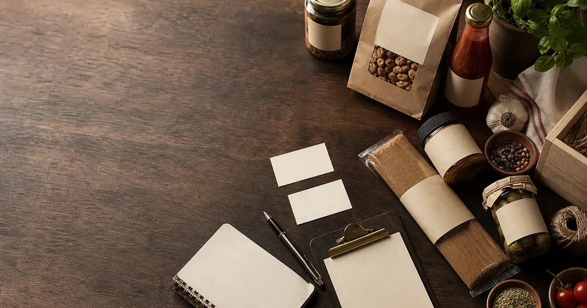 Taza de café, granos y cuaderno para elegir el nombre de una cafetería