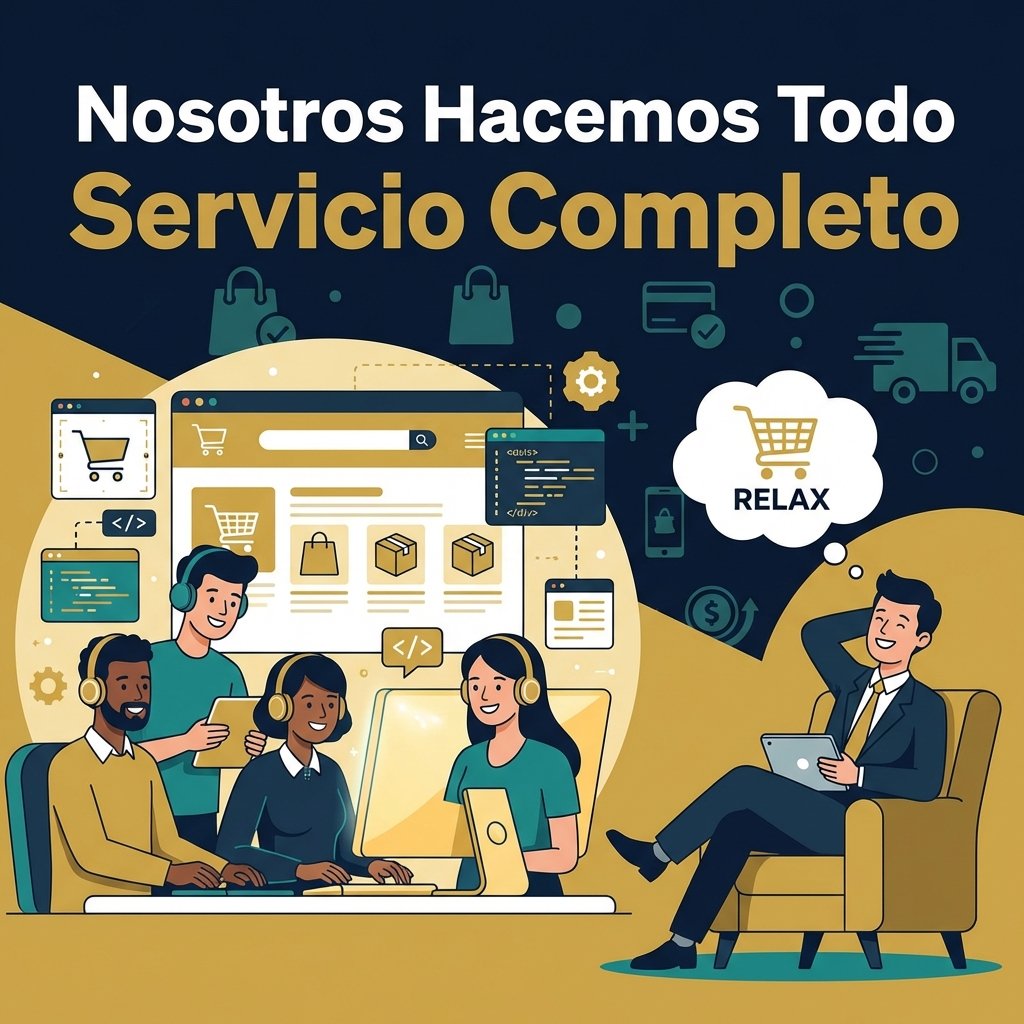 Tienda Online sin Conocimientos Técnicos - Servicio Completo