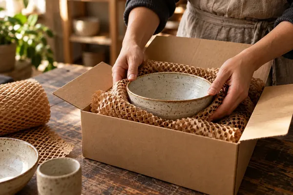 Cuidar cada producto: foto gratis sin copyright de envíos y packaging
