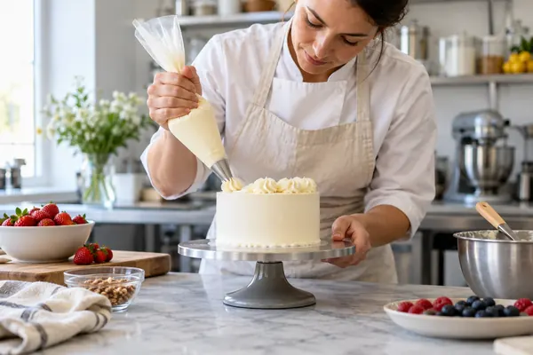 Decorar un pedido dulce: foto gratis sin copyright de hecho a mano y producción