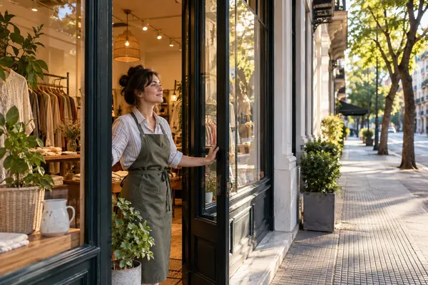 Un local abre sus puertas: foto gratis sin copyright de emprendedores