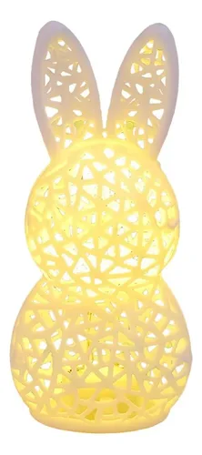 Lámpara Conejo Hueco 3D | Decorativa Infantil Impresa, foto 3. CH Home. Chechu Studio
