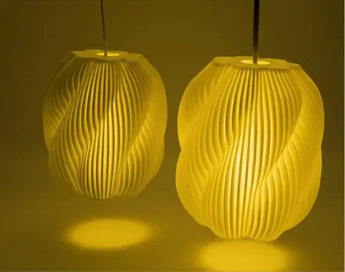 Lámpara Colgante Espiral 3D | Decorativa Diseño Dinámico. CH Home. Chechu Studio