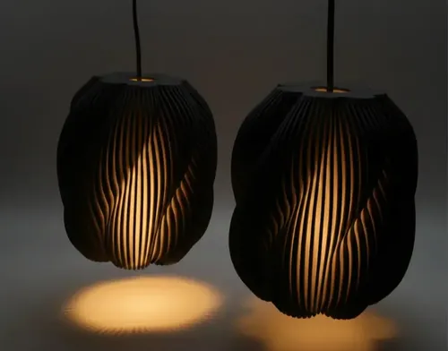 Lámpara Colgante Espiral 3D | Decorativa Diseño Dinámico, foto 6. CH Home. Chechu Studio