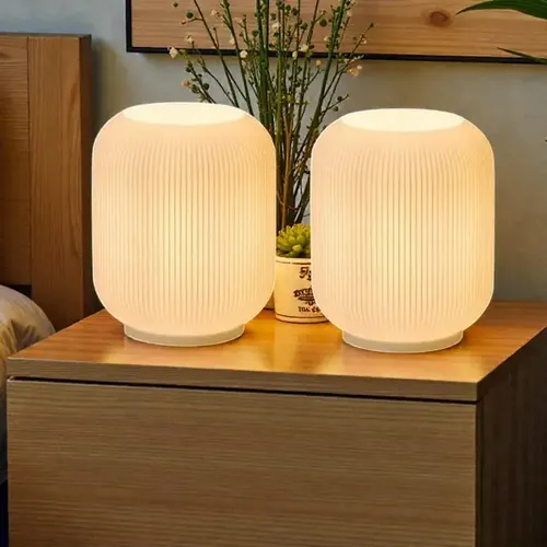 Combo X2 Velador Frasco Impreso 3D | Luz Cálida Dormitorio, foto 4. CH Home. Chechu Studio
