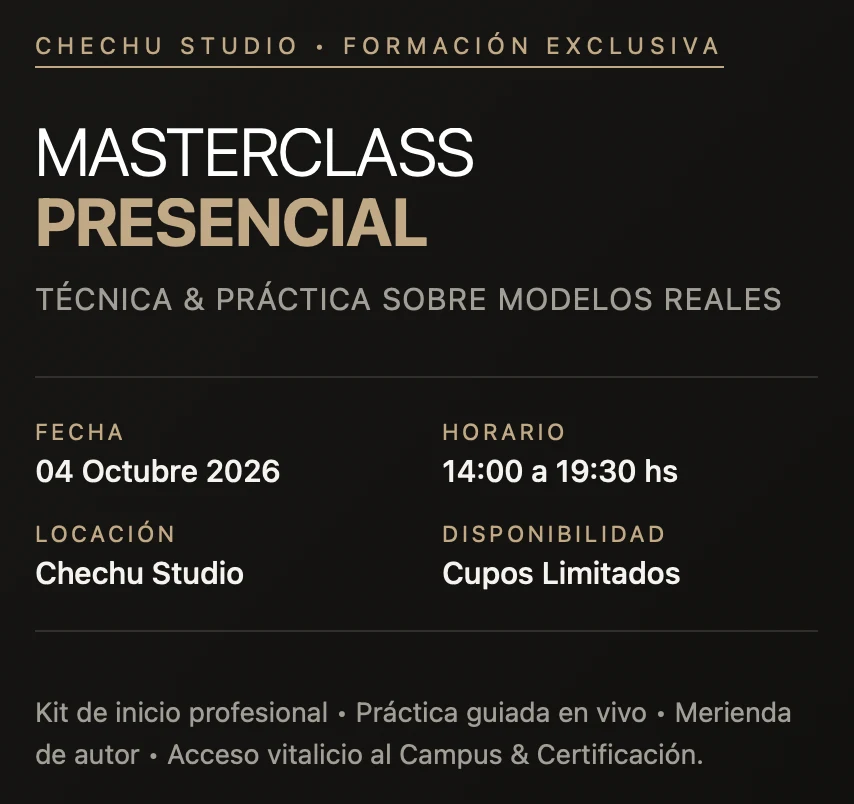 Curso de Alisados PRESENCIAL. Masterclass. Chechu Studio