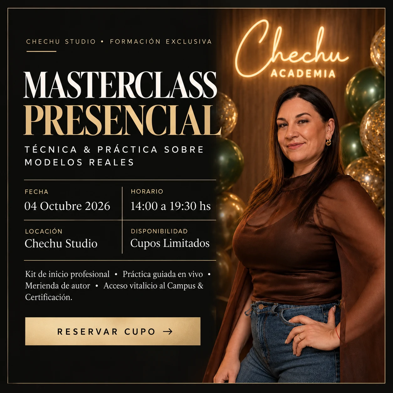Curso de Alisados PRESENCIAL. Masterclass. Chechu Studio