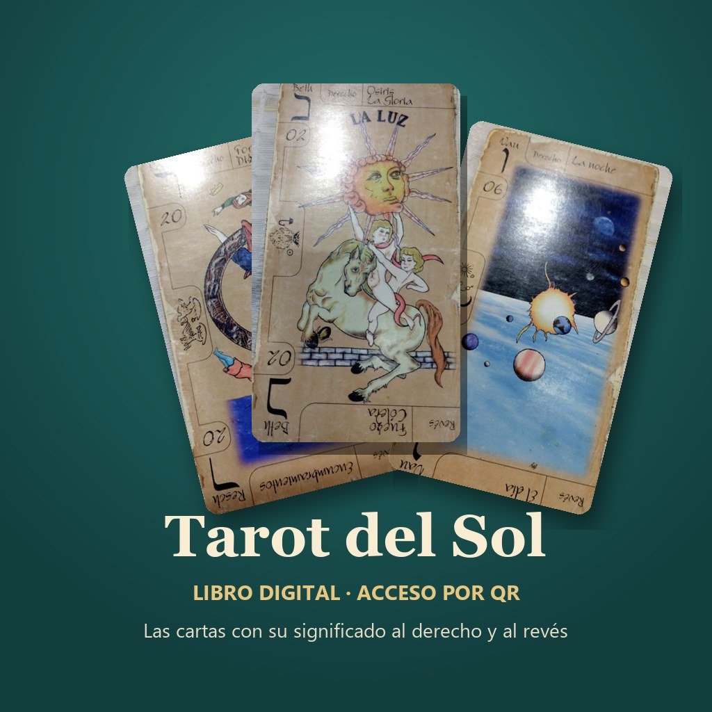 Libro digital Tarot del Sol (acceso por QR). Escuela Abierta