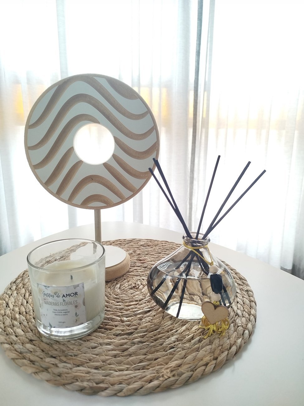 Difusor con aro decorativo