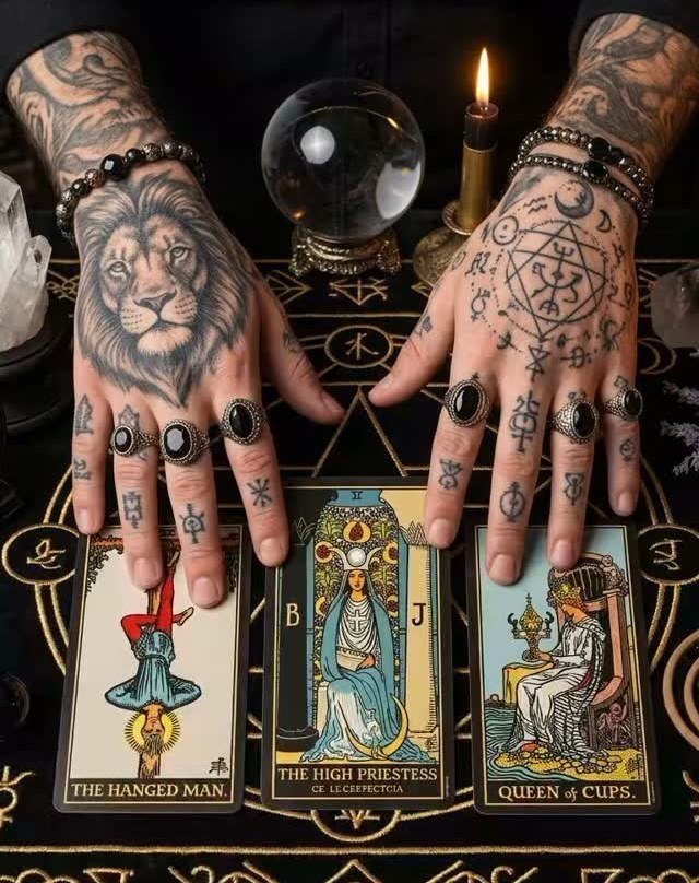 Lectura de tarot para el amor: imagen de la cuenta de Instagram de León Tarot